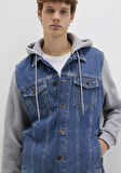 Lenny 90lar Vintage Indigo Mavi Jean Ceket 0112735-90399