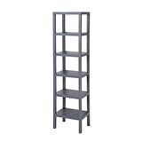 Mithra Life 6 Katlı Plastik Gri Banyo Mutfak Rafı MIT1046