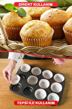 Mithra Life 100 Lü Renkli Muffin Cupcake Kâğıdı Mıt1137