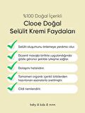 Clooe Doğal Selülit ve Çatlak Giderici Krem (250ml) - Doğal İçerikli, Zayıflama İçin Etkili