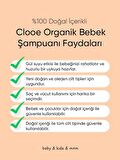 Clooe Organik Bebek & Çocuk Saç, Vücut Şampuanı (400ml) - pH Dengeli, Konak Önleyici