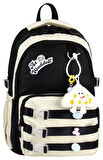 Waddell Lisanslı Twil Kolonlu Günlük Sırt Çantası,Peluş Oyuncak Hediyeli Okul Sırt Çantası