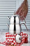 Cooker  Çelik Çaydanlık Aile Boy  Bakır CKR2916