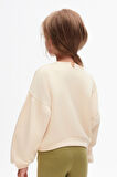 Kiz Çocuk Sweatshirt 4-8 Yaş 37518