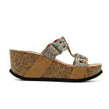 Kadın Terlik 25Y101 CL Guja Camel