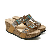 Kadın Terlik 25Y101 CL Guja Camel