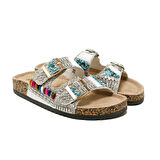 Kadın Terlik 25Y102-2 BY Guja Beyaz