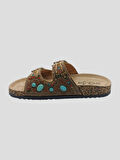 GUJA 25Y102-5 KADIN TAŞLI TERLİK CAMEL