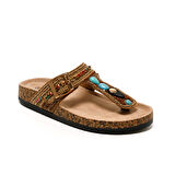 Kadın Terlik 25Y102-7 CL Guja Camel