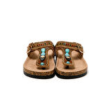 Kadın Terlik 25Y102-7 CL Guja Camel