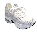 Guja 25y300-20 Kadın Taşlı Gizli Ökçeli Sneaker Ayakkabı Beyaz