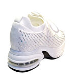 Guja 25y300-20 Kadın Taşlı Gizli Ökçeli Sneaker Ayakkabı Beyaz