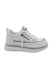 GUJA 25Y423-4 GİZLİ DOLGU TAŞ SARGILI KADIN SNEAKER AYAKKABI