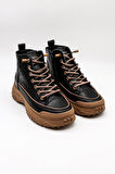 Guja İthal Seri Kadın Sneaker Bot GJ310 - Kömür - 36