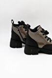 Guja İthal Seri Kadın Sneaker Bot GJ405 - Haki - 36