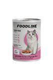 Foodline Tavuklu Yavru Kedi Konservesi 400 Gr x 24 Adet