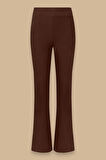 Kadın Dora İspanyol Tayt Pantolon - Kahverengi | 42