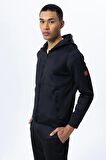 Kapüşonlu Fermuarlı Sweat | L
