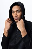 Kapüşonlu Fermuarlı Sweat | L