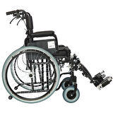 Römer Baldır Destekli Manuel Tekerlekli Sandalye | Ayarlanabilir Katlanabilir Gövde Yapısı R221B