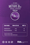 B12 Complex 2000 mcg Metilkobalamin (1000 mcg) Hidroksokobalamin 