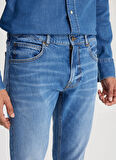 Lee Normal Bel Slim Fit Mavi Erkek Denim Pantolon L719200872E69 Luke Jean Pantolon