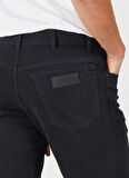 Wrangler Normal Bel Regular Fit Siyah Erkek Chino Pantolon W121Y6100 Texas Non Denim Pantolon