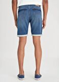 Lee Slim Fit Taş Erkek Denim Şort L24107958 5 Cep Jean Şort