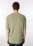 Lee Bisiklet Yaka Yeşil Erkek T-Shirt L241569303 Bisiklet Yaka T-shirt