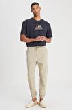 Lee Lastikli Paça Lastikli Bel Açık Yeşil Erkek Jogger Pantolon LM04009299