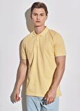 Wrangler Bej Erkek Polo T-Shirt W7D5K4XX2TUQ Kısa Kollu Polo T-shir