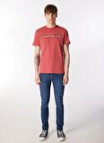 Wrangler Bisiklet Yaka Gül Kurusu Erkek T-Shirt W241199620 Bisiklet Yaka T-shirt