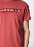 Wrangler Bisiklet Yaka Gül Kurusu Erkek T-Shirt W241199620 Bisiklet Yaka T-shirt