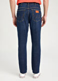 Wrangler Normal Bel Slim Fit Koyu Mavi Erkek Denim Pantolon W12S085W50 Texas Slim Jean Pantolon