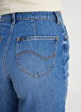 Lee Yüksek Bel İspanyol Paça Regular Fit Mavi Kadın Denim Pantolon L31S011XT-Stella A Line Jean Pantol
