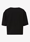 Wrangler Bisiklet Yaka Siyah Kadın T-Shirt W241608001-Bisiklet Yaka T-shirt