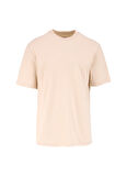 Wrangler Bisiklet Yaka Bej Erkek T-Shirt W241673614 Bej T-Shirt