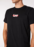 Lee Bisiklet Yaka Siyah Erkek T-Shirt L241521001 Siyah T-Shirt