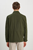 Regular Fit Normal Kesim %100 Pamuk Haki Military Ceket