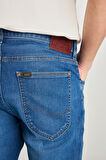 Luke Slim Fit Dar Kesim Mavi Pamuklu Esnek Jean Denim Pantolon