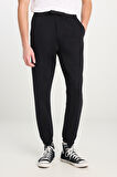 Regular Fit Normal Kesim Ribanalı Paça Antrasit Jogger Pantolon
