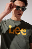 Lee Eu Coll.M Big Logo Crew Neck Erkek T-shirt ML65QAI801