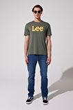 Lee Eu Coll.M Big Logo Crew Neck Erkek T-shirt ML65QAI801
