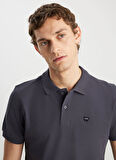 Wrangler Antrasit Erkek Polo T-Shirt MW7D5K4XX2T003 Erkek Regular Polo