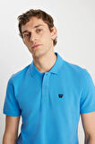 Regular Fit Normal Kesim Polo Yaka %100 Pamuk Kiremit Rengi Tişört