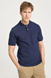 Erkek Regular Fit Polo Kiremit Erkek Kısa Kol T-Shirt