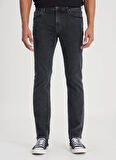 Rider Jean Slim Fit Normal Bel Siyah Erkek Denim Pantolon L701071001
