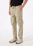Lee Lastikli Bel Lastikli Paça Antrasit Erkek Pantolon L251056358 Kargo Jogger Pantolon