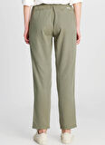 Wrangler Normal Bel Regular Fit Haki Kadın Pantolon W2510508801-Tencel Pantolon