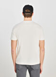 Lee Bisiklet Yaka Ekru Erkek T-Shirt L2510321102 Regular Fit Grafik